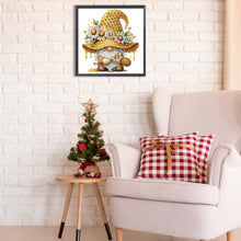 Load image into Gallery viewer, Diamond Painting - Partial Special Shaped - bee goblin (30*30CM)