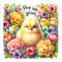 Load image into Gallery viewer, Diamond Painting - Full Round - easter chick bunny (30*30CM)