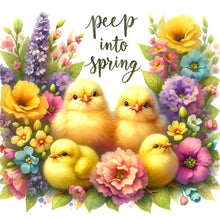 Load image into Gallery viewer, Diamond Painting - Full Round - easter chick bunny (30*30CM)