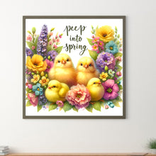 Load image into Gallery viewer, Diamond Painting - Full Round - easter chick bunny (30*30CM)