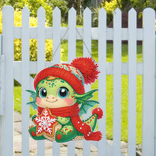 Load image into Gallery viewer, Acrylic Single-Sided 5D DIY Diamond Painting Hanging Pendant (Dinosaur Baby)