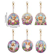 Load image into Gallery viewer, 6 PCS Butterfly Double Sided Special Shape Diamond Painting Keychain Pendant