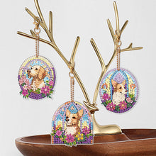 Load image into Gallery viewer, 6 PCS Butterfly Double Sided Special Shape Diamond Painting Keychain Pendant