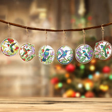 Load image into Gallery viewer, 6 PCS Butterfly Double Sided Special Shape Diamond Painting Keychain Pendant