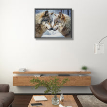 Load image into Gallery viewer, Diamond Painting - Full Round - wolf couple (50*40CM)
