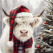 Load image into Gallery viewer, Diamond Painting - Full Round - Christmas Yak (30*30CM)