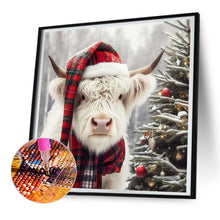 Load image into Gallery viewer, Diamond Painting - Full Round - Christmas Yak (30*30CM)