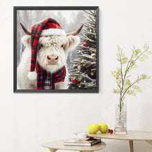 Load image into Gallery viewer, Diamond Painting - Full Round - Christmas Yak (30*30CM)