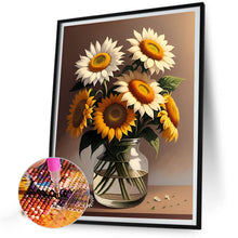Load image into Gallery viewer, Diamond Painting - Full Square - Daisy bouquet (30*40CM)