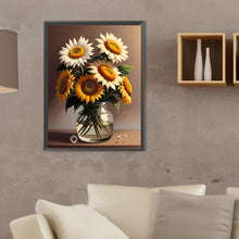 Load image into Gallery viewer, Diamond Painting - Full Square - Daisy bouquet (30*40CM)