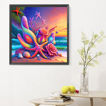 Load image into Gallery viewer, Diamond Painting - Full Round - colorful beach (30*30CM)