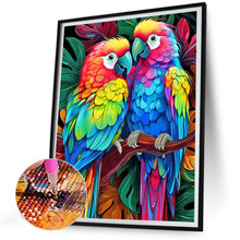 Load image into Gallery viewer, Diamond Painting - Full Round - A pair of colorful parrots (30*40CM)