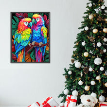 Load image into Gallery viewer, Diamond Painting - Full Round - A pair of colorful parrots (30*40CM)