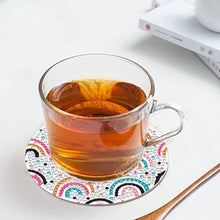 Load image into Gallery viewer, 8 Pcs Acrylic Diamond Painting Art Coasters Kit with Holder (Beautiful Pattern)