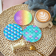 Load image into Gallery viewer, 8 Pcs Acrylic Diamond Painting Art Coasters Kit with Holder (Colourful Art)