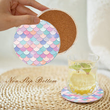 Load image into Gallery viewer, 8 Pcs Acrylic Diamond Painting Art Coasters Kit with Holder (Colourful Art)