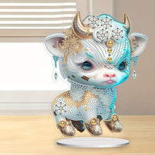 Load image into Gallery viewer, Chinese Zodiac Chicken Acrylic Desktop Diamond Art Kits for Office Desktop Decor