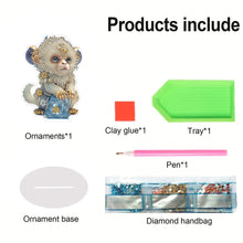 Load image into Gallery viewer, Chinese Zodiac Chicken Acrylic Desktop Diamond Art Kits for Office Desktop Decor