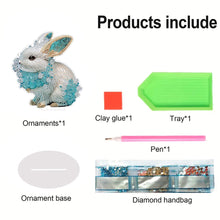 Load image into Gallery viewer, Chinese Zodiac Chicken Acrylic Desktop Diamond Art Kits for Office Desktop Decor