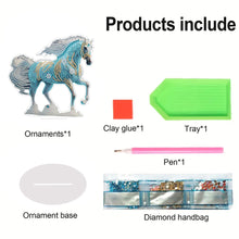 Load image into Gallery viewer, Chinese Zodiac Chicken Acrylic Desktop Diamond Art Kits for Office Desktop Decor