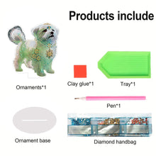 Load image into Gallery viewer, Chinese Zodiac Chicken Acrylic Desktop Diamond Art Kits for Office Desktop Decor