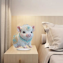 Load image into Gallery viewer, Chinese Zodiac Chicken Acrylic Desktop Diamond Art Kits for Office Desktop Decor