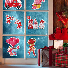 Load image into Gallery viewer, 6 Pcs Valentine Bear Gnome Diamond Painting Sticker Art Craft for Boy Girls Gift