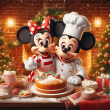 Load image into Gallery viewer, Diamond Painting - Full Round - Mickey Minnie (50*50CM)