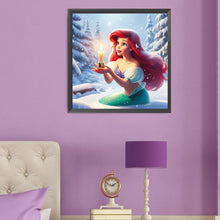Load image into Gallery viewer, Diamond Painting - Full Round - Mermaid Princess Ariel (50*50CM)