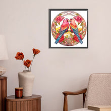 Load image into Gallery viewer, Diamond Painting - Full Round - love for birds (30*30CM)