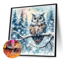 Load image into Gallery viewer, Diamond Painting - Full Round - snowy owl (30*30CM)
