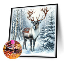 Load image into Gallery viewer, Diamond Painting - Full Round - snow elk (30*30CM)