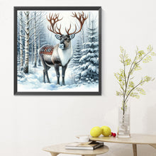 Load image into Gallery viewer, Diamond Painting - Full Round - snow elk (30*30CM)