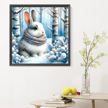 Load image into Gallery viewer, Diamond Painting - Full Round - snow bunny (30*30CM)