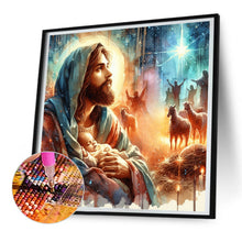 Load image into Gallery viewer, Diamond Painting - Full Round - Jesus and the Virgin (30*30CM)