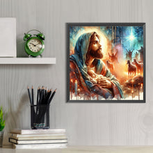Load image into Gallery viewer, Diamond Painting - Full Round - Jesus and the Virgin (30*30CM)