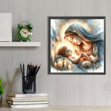 Load image into Gallery viewer, Diamond Painting - Full Round - Jesus and the Virgin (30*30CM)