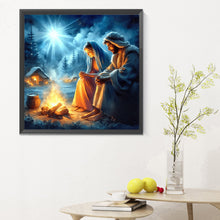 Load image into Gallery viewer, Diamond Painting - Full Round - Jesus and the Virgin (30*30CM)