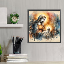 Load image into Gallery viewer, Diamond Painting - Full Round - Jesus and the Virgin (30*30CM)
