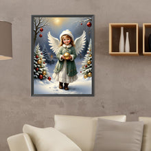 Load image into Gallery viewer, Diamond Painting - Full Round - little angel girl (30*40CM)