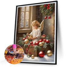 Load image into Gallery viewer, Diamond Painting - Full Round - little angel girl (30*40CM)