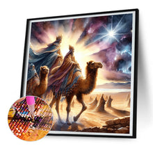 Load image into Gallery viewer, Diamond Painting - Full Round - Nativity of Jesus on Desert Camel (30*30CM)