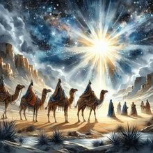 Load image into Gallery viewer, Diamond Painting - Full Round - Nativity of Jesus on Desert Camel (30*30CM)