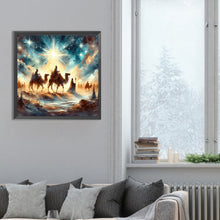 Load image into Gallery viewer, Diamond Painting - Full Round - Nativity of Jesus on Desert Camel (30*30CM)