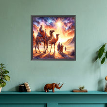 Load image into Gallery viewer, Diamond Painting - Full Round - Nativity of Jesus on Desert Camel (30*30CM)