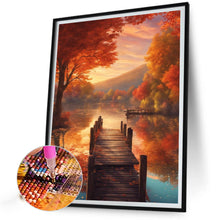 Load image into Gallery viewer, Diamond Painting - Full Square - woods lake (40*50CM)