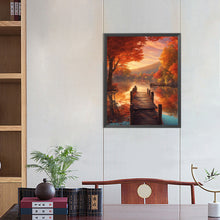 Load image into Gallery viewer, Diamond Painting - Full Square - woods lake (40*50CM)