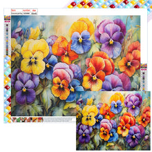 Load image into Gallery viewer, Diamond Painting - Full Square - pansy (50*40CM)