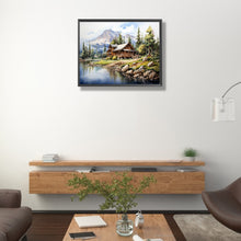 Load image into Gallery viewer, Diamond Painting - Full Square - woods lake (50*40CM)