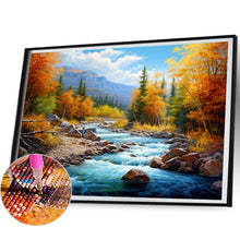 Load image into Gallery viewer, Diamond Painting - Full Square - woods lake (50*40CM)